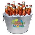 20 Quart Galvanized Steel Tub with Logo Imprint